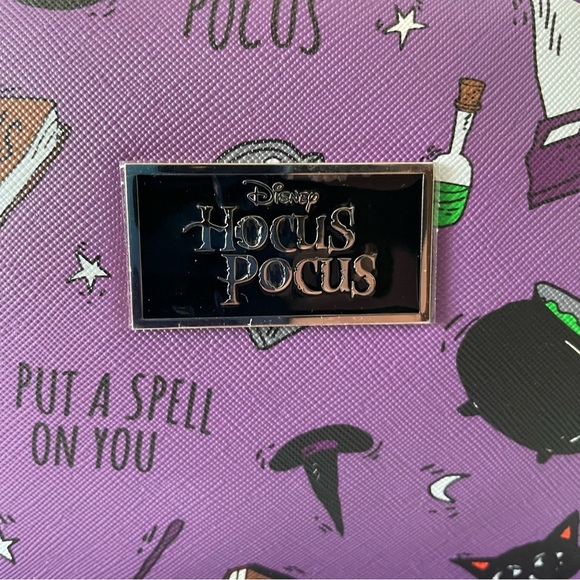 Bioworld x Hot Topic Hocus Pocus Icons Mini Backpack- Purple- NWT - Picture 5 of 10